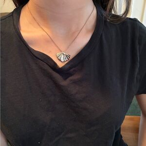 Tiffany & Co Fan Sterling Silver Necklace